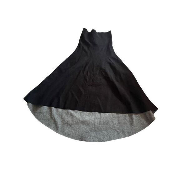 NWT Nordstrom Milly reversible double face midi skirt hi low sz sm - Picture 2 of 4